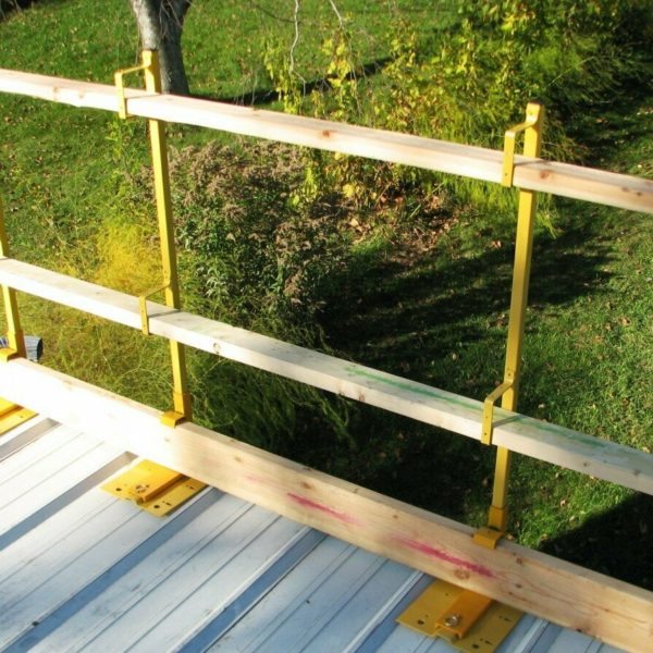Flat Roof Guardrail Bracket & Post